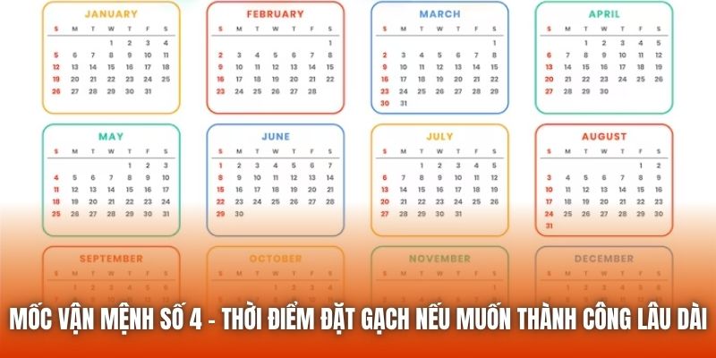 Mốc vận mệnh số 4 - Thời điểm đặt gạch nếu muốn thành công lâu dài
